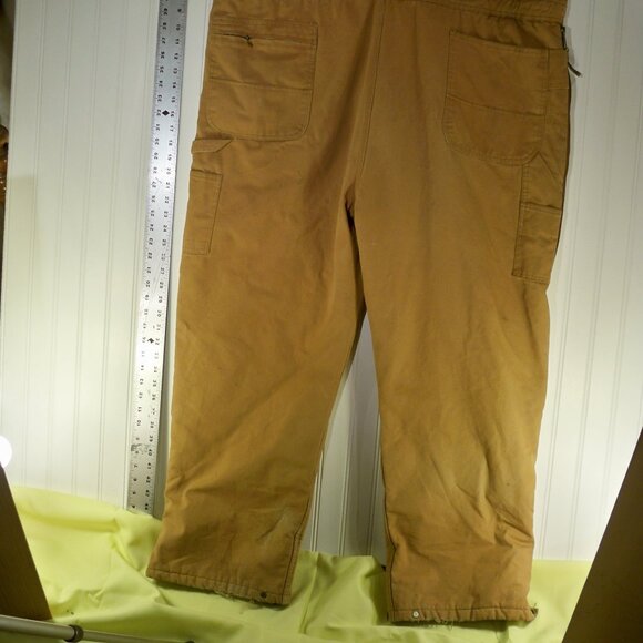 C.E. Schmidt Workwear, Insulated Brown Jean *Overalls 2XLR - Picture 7 of 13